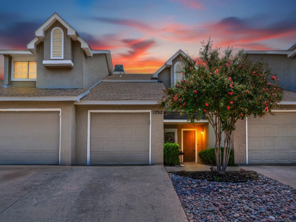 Front exterior of 8400 Hickory Street #1702 townhome in Frisco